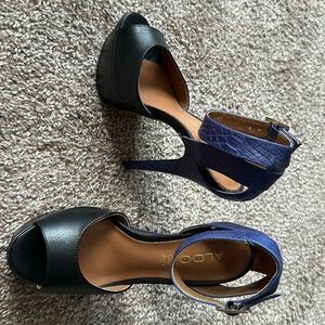 Aldo heel sandal size 7 used once